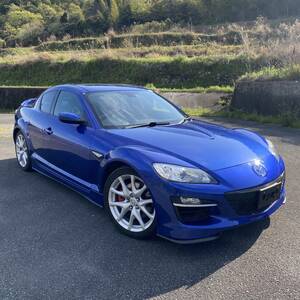 平成22年 マツダ SE3P RX-8 後期 6AT TypeE 13B ロータリー 書類有 143,694km Rmagic マフラー 車高調 18インチAW 革シート 検) RX-7 FD FC