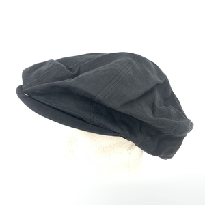良好◆NEIGHBORHOOD ネイバーフッド キャスケット ◆ ブラック リネン100％ ユニセックス 帽子 ハット hat 服飾小物