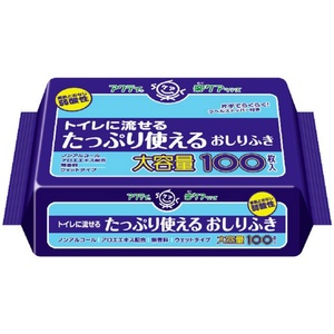 アクティトイレに流せるおしりふき100枚 × 24点