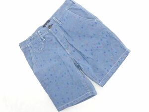 Paul Smith ポールスミス カラフルドット ボタンフライ ハーフ パンツ sizeS/紺 ■◆ ☆ deb0 メンズ