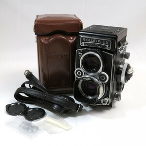 1円〜 ROLLEIFLEX ローライフレックス DBP 1:2.8/75 1:3.5/75 二眼レフカメラ ケース付 動作未確認 y206-2652696【Y商品】