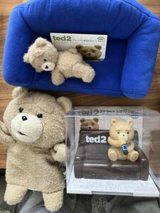 ＴＥＤ　ティッシュBOX パペットぬいぐるみ　ソーラーフィギュア　セット　タグ付き　３種