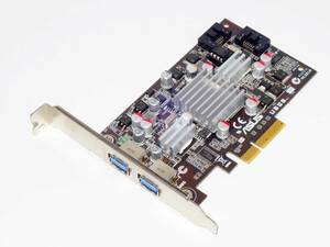 [SATA3/USB3.0/2port/2port PCIe接続] ASUS U3S6 [Windows7,8,10 32/64bit対応]