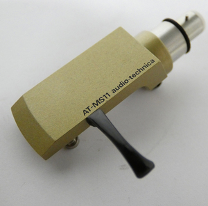 ■audio-technica オーディオテクニカ ヘッドシェル AT-MS11 ゴールド マグネシウム合金　