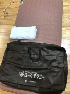 京都西川　ローズテクニー　(rt-1200)　シングルサイズ　家庭用温熱電位治療器　専用カバー付き