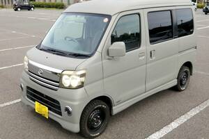 アトレーワゴン　ターボ　平成19年　走行128,800㎞　車検長いR7/12！　マッドタイヤ　マットカラー