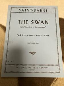 Saint-Saens,C. サン=サーンス The The Swan 白鳥：「動物の謝肉祭」より 校訂/編曲: Brown