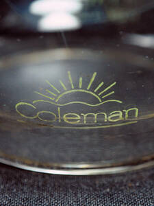 Coleman コールマン グリーンサンシャイン　ビンテージ　グローブ グリーンレター 緑文字 200 200A 200B 201 202 242に使えます d1