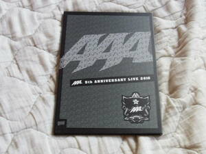 AAA 5th Anniversary Live 　パンフレット　2010 写真集