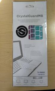マックブック キーボード カバー 新品 Crystal Guard MB For Macbook 13 / 15 / 17 the thinnest & clearest keyboard protector cover