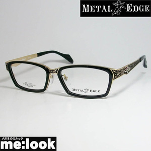METAL EDGE　メタルエッジ 眼鏡　メガネ　フレーム ME1030-1-57 ブラック ゴールド
