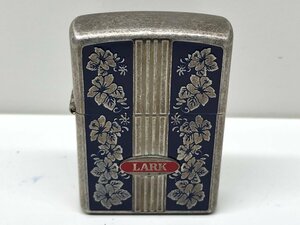 4【未使用】ラーク　LARK　ZIPPO　ジッポ　オイルライター　喫煙具　喫煙グッズ 　コレクション　本体のみ　火花確認済み