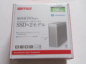 ★新品★BUFFALO★RAID 0、Thunderbolt対応 外付SSD★SSD-WA256T