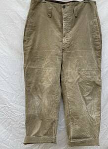 絶妙な雰囲気 ステッチ跡 旧日本軍 軍服 再構築 rebuild ワークパンツ TROUSERS ジャパンヴィンテージ JAPAN VINTAGE 戦後 40s50s