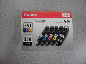 Canon　純正インクカートリッジ　BCI-351+350/5MP　5色マルチパック