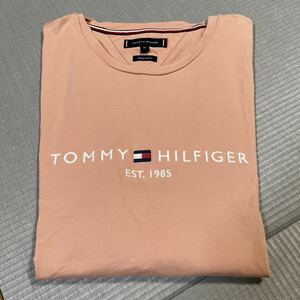 ②TOMMY HILFIGER トミーヒルフィガー オーガニックコットン Tシャツ メンズサイズXL 