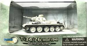 ■ ドラゴンアーマー【絶版】 1/72 ドイツ第58歩兵師団 捕獲戦車 T34/76 Mod.1941 東部戦線 1942 w/ 情景ベース付き