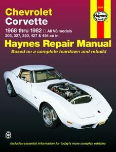 Chevrolet（シボレー）コルベット 1968-1982年 英語版 整備解説書