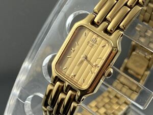 [M002]1円～☆レディース腕時計 セイコーSEIKOクォーツ ゴールドカラー 1N00-5A10動作品