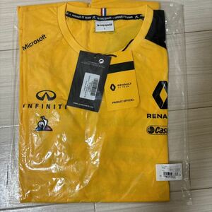 新品 未開封 F1 INFINITI RENAULT インフィニティ ルノー F1 チーム オフィシャル レプリカ Tシャツ サイズ:L 定価:11000円税込