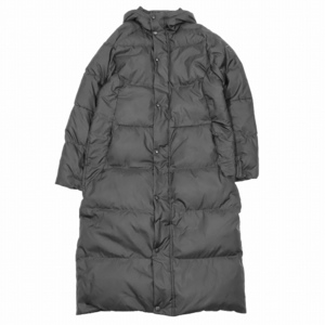 18AW デサント DESCENTE スーパーロングダウンコート ジャケット ブルゾン ジップアップ アウター S 黒 ブラック DMMMJC44/7▲B3 メンズ