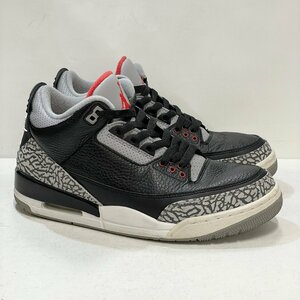 27cm AIR JORDAN 3 AJ3 RETRO OG 854262-001 エア ジョーダン 3 レトロ OG ブラックセメント メンズ スニーカー QZ H57253