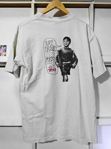 初期80s OLD STUSSY アートなフォトTシャツ【Ｌ】黒タグ アンリ・カルティエ＝ブレッソン ステューシー ヴィンテージ ショーンフォント USA