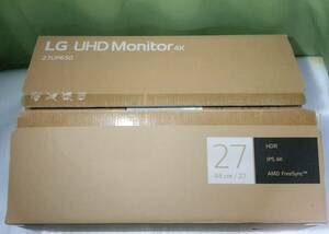 動作品 LG 27UP650-W PCモニター UHD Monitor 4K ホワイト [27型 /4K(3840×2160）/ワイド] LG エレクトロニクス