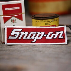 Snap-on ロゴ 刺繍 ワッペン ◆ パッチ スナップオン 工具メーカー JLWP