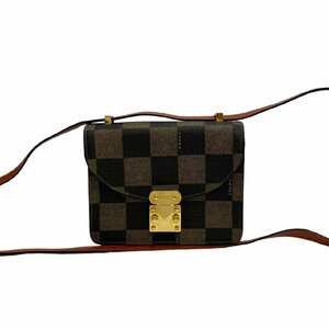 ほぼ未使用 FENDI フェンディ ペカン 柄 ロゴ 金具 レザー 2way セミ ショルダーバッグ ポシェット サコッシュ カーキ ブラック 89749