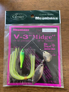 Megabass メガバス V3 ミッジ フラットシャッド 3/16oz チャートライム