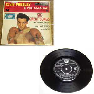 EP/ Elvis Presley - Kid Galahad/60s,King Of The Whole Wide World,Home Is Where The Heart Is,RCA - RCX-7106,45rpm,イギリス盤,1963年