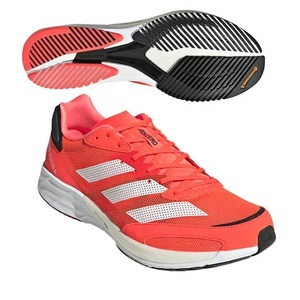 未使用即決 adidasアディダス ADIZERO JAPAN 6 WIDE 24.0cm GZ5427 ソーラーレッド