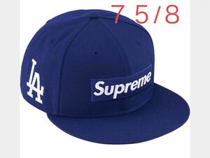 7 5/8サイズ Supreme 24SS MLB Teams Box Logo New Era シュプリーム ニューエラ Dark Royal Los Angeles Dodgers ドジャース 大谷