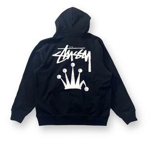 美品 STUSSY Crown Hoodie クラウン ステューシー パーカー