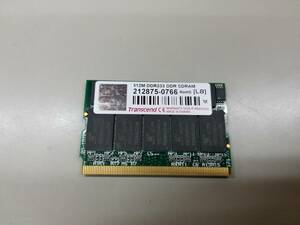 ノート用PCメモリ　DDR MicroDIMM 【512MB】 