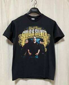 World Famous GOLD & SILVER PAWN SHOP アメリカお宝鑑定団ポーンスターズ プリントTシャツ 黒 M(Sくらい?) 中古品