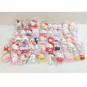 1円【美品】SANRIO サンリオ/ハローキティ マスコットキーホルダー＆ぬいぐるみ 52点セット/71