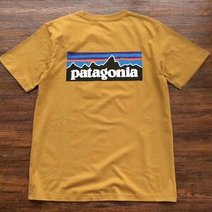 1000円スタート　送料無料　パタゴニア patagonia Tシャツ　半袖　丸首　背中ロゴ　男女兼用　S-2XL　サイズ選択可能　56-60cm　TT9