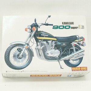 未組立 アオシマ 1/12 スケール ネイキッドバイクシリーズ No.12 KAWASAKI 900 スーパー4 プラモデル 組立説明書なし 箱に置きいたみあり