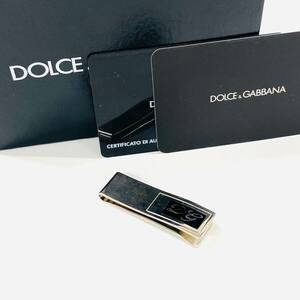 H679-Z14-192 ◎ DOLCE&GABBANA ドルチェ&ガッバーナ DGロゴ マネークリップ シルバー 箱付き 札入れ ドルガバ クリップ 約5cm×約1.5cm ④