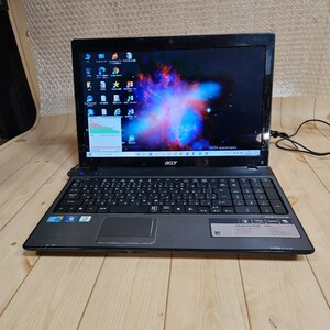 B2 acer ノートパソコン NEW70 Windows7 Core i3 電源アダプター付き 通電確認OK! 