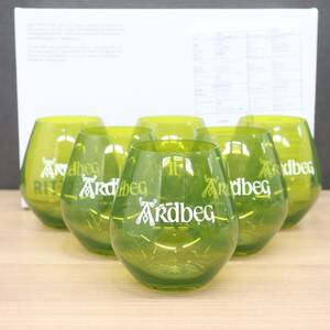 ITNCHPNBWXW2 即決 本物 ARDBEG アードベッグ グラス ロックグラス ウイスキーグラス カップ タンブラー 6点セット 箱付き