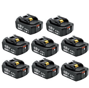 マキタ互換バッテリー 18V AP BL1860B(赤) LED残量表示付　8個セット マキタ 互換バッテリー 18V 6.0Ah