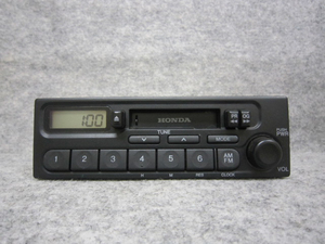 ホンダ 純正 カセット テープ ラジオ オーディオ デッキ 39100-S2K-0030 PH-1617G-B AM FM 1DIN 0059988 4LT0