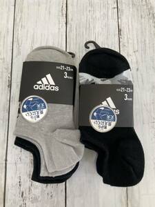 adidas アディダス キッズ 靴下 ソックス 6足セット 21-23cm ボーイズ 男の子 新品②