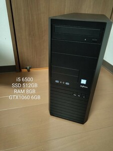 ゲーミングPC　i5 6500/SSD/GTX1060 6GB