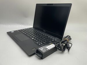 ★1円開始★第8世代★富士通 LIFEBOOK U939/A Core i5 8365U 8GB SSD128GB★現状引渡し★OS無★BIOS動作確認★液晶割れ、画面ちらつき★