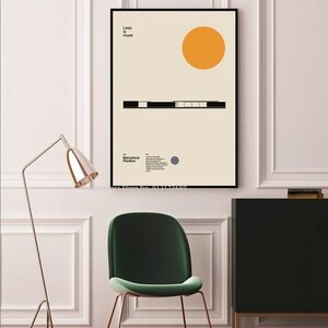 バウハウス Bauhaus 大 ポスター 70x50cm グッズ 海外 おしゃれ 北欧 モダン デザイン 美術 芸術 キャンバス グラフィティ アート 18