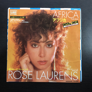 Rose Laurens / Africa [WEA P-1769] 国内盤 日本盤 7インチ